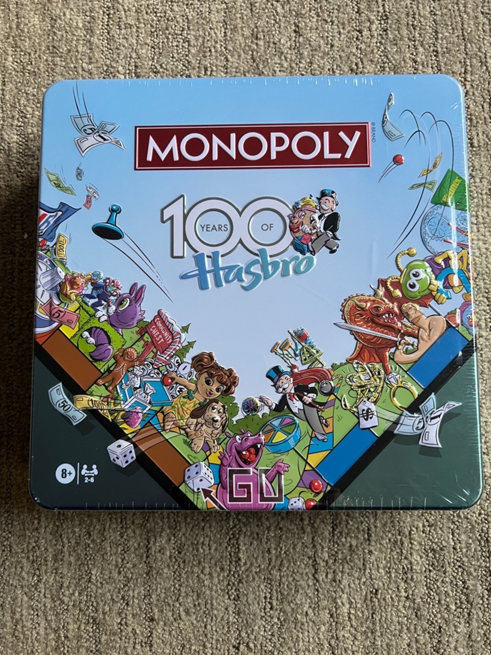Hasbro Monopoly Collector's Tin - 100 years of Hasbro special edition tin